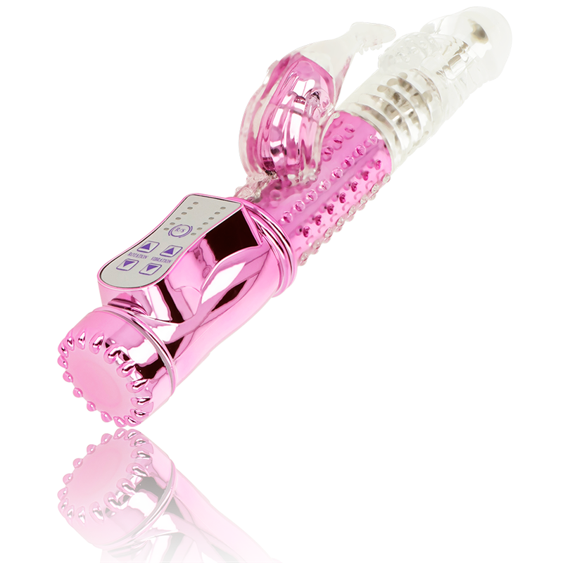 Dual-Action Rotating Vibrator with Clit Stimulator
