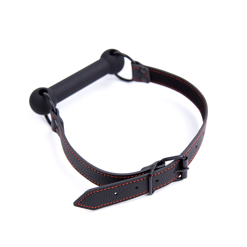 Mordaça em Forma de Osso em Couro PU Ajustável