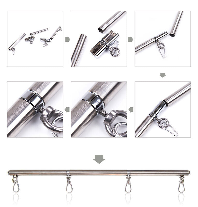 4-Hook Bondage Restraint Bar