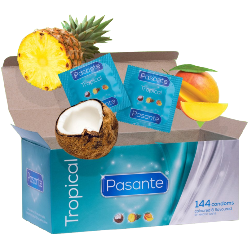 Tropical Flavored Condoms 144-Pack
