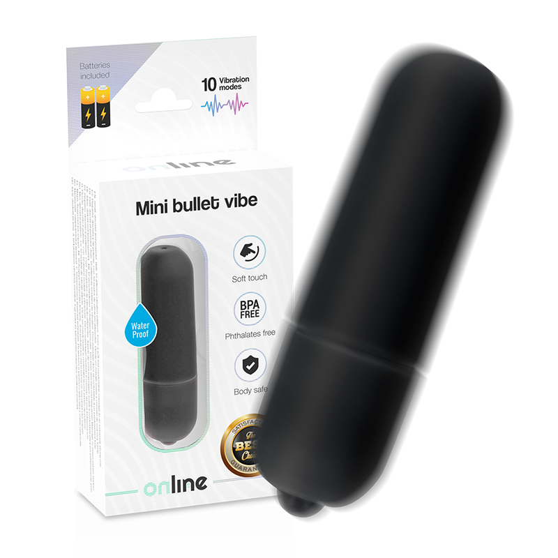 Vibrador Mini Bala Negro