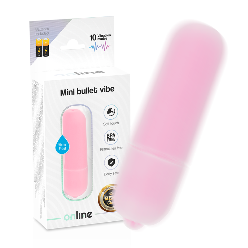 Vibrador Mini Bala Rosa