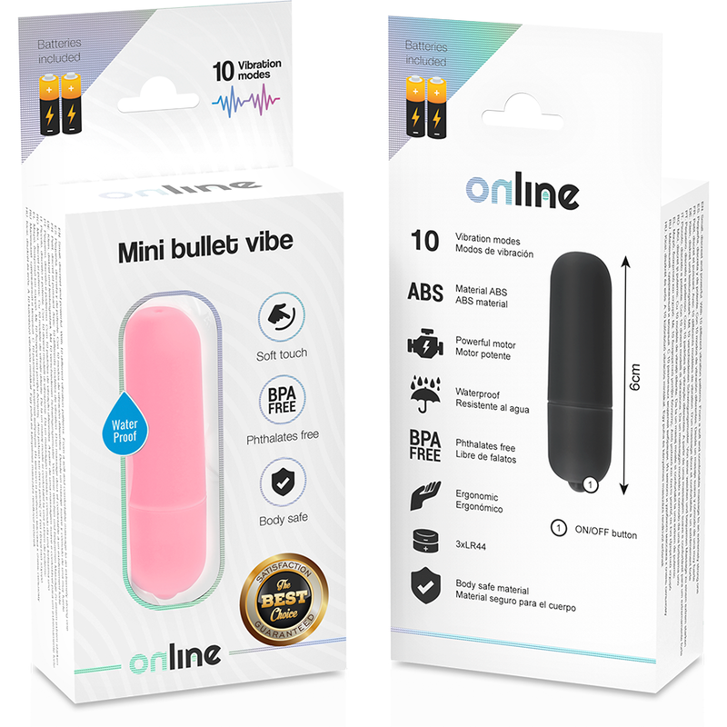 Vibrador Mini Bala Rosa