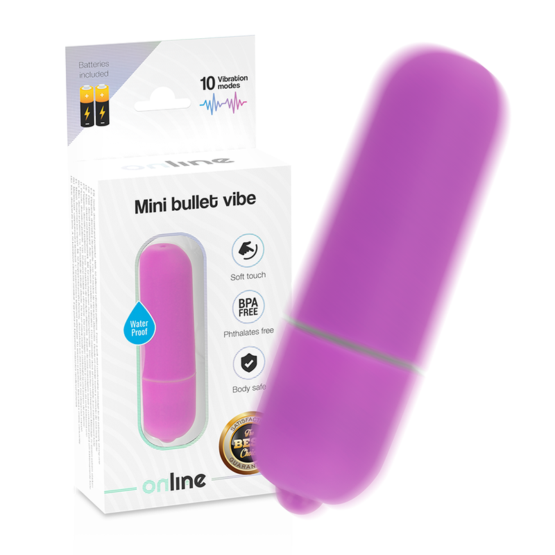Mini Vibrador Bala Púrpura