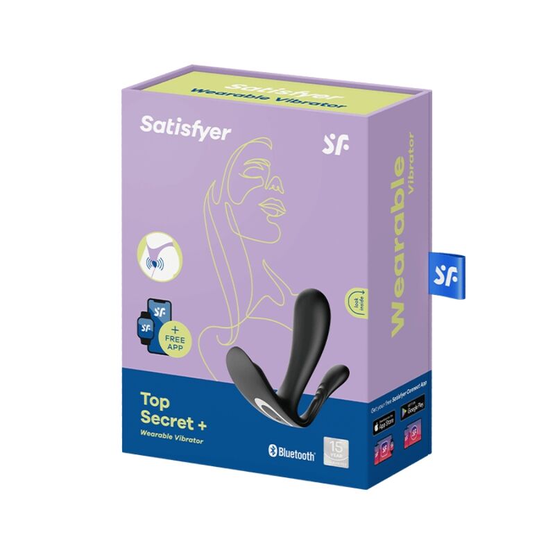 Top Secret+ Black Vibrator