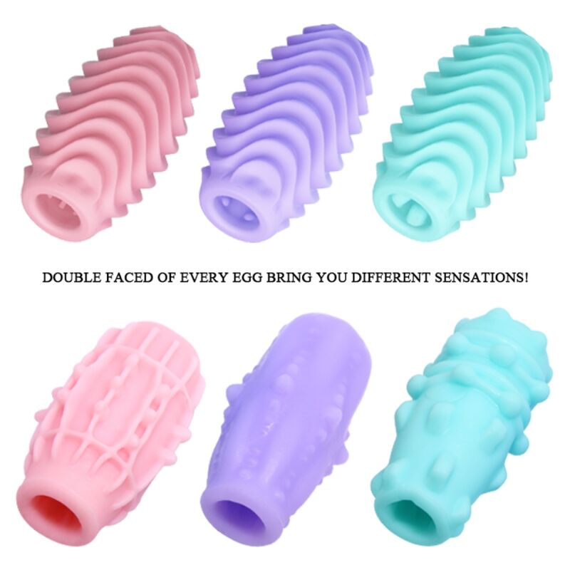 Double Sided Masturbator Eggs - 15 Pack