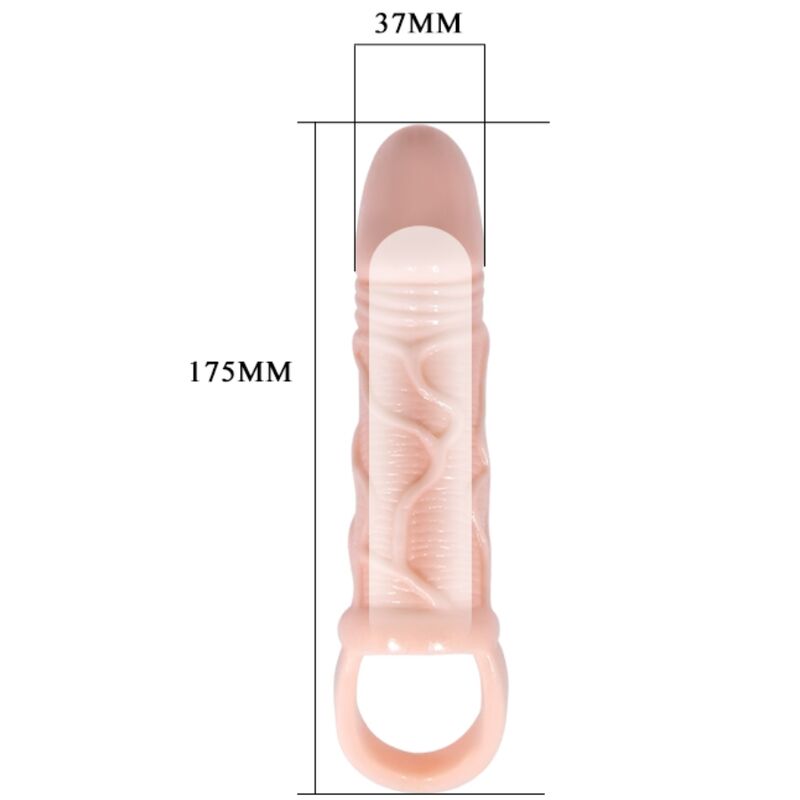 Penis Extender Sheath With Testicle Strap