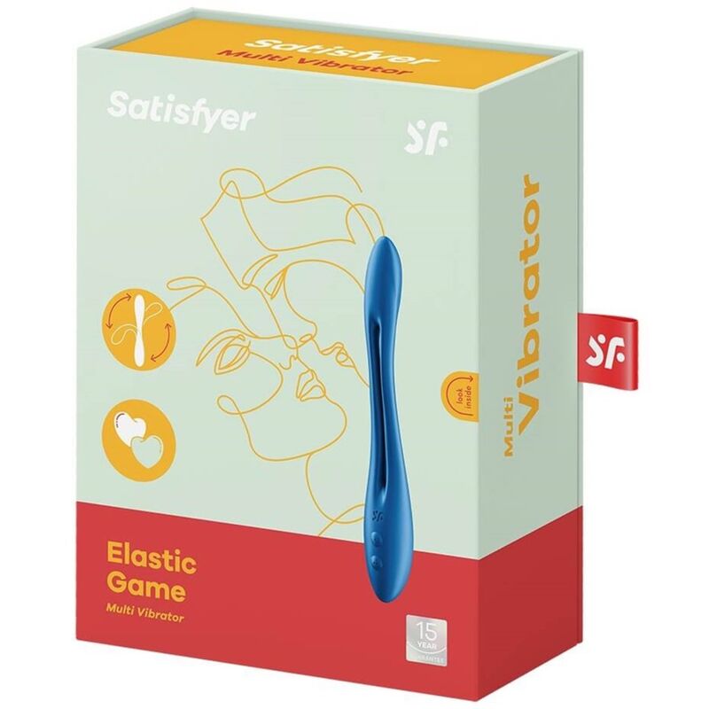 Multi-Speed Elastic Game Vibrator - Blue