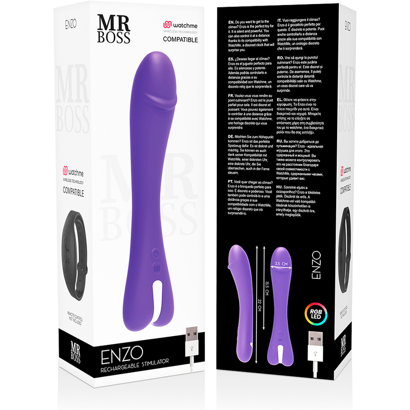 Vibrador Inalámbrico Enzo Watchme