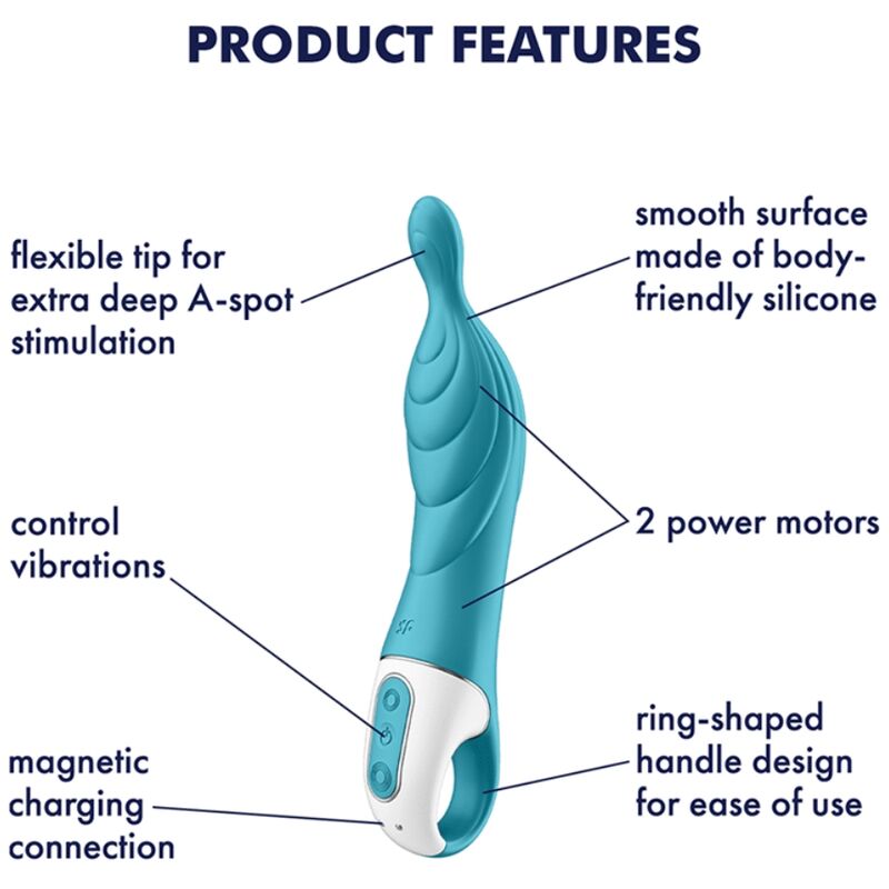 Increíble Vibrador para el Punto A - Turquesa