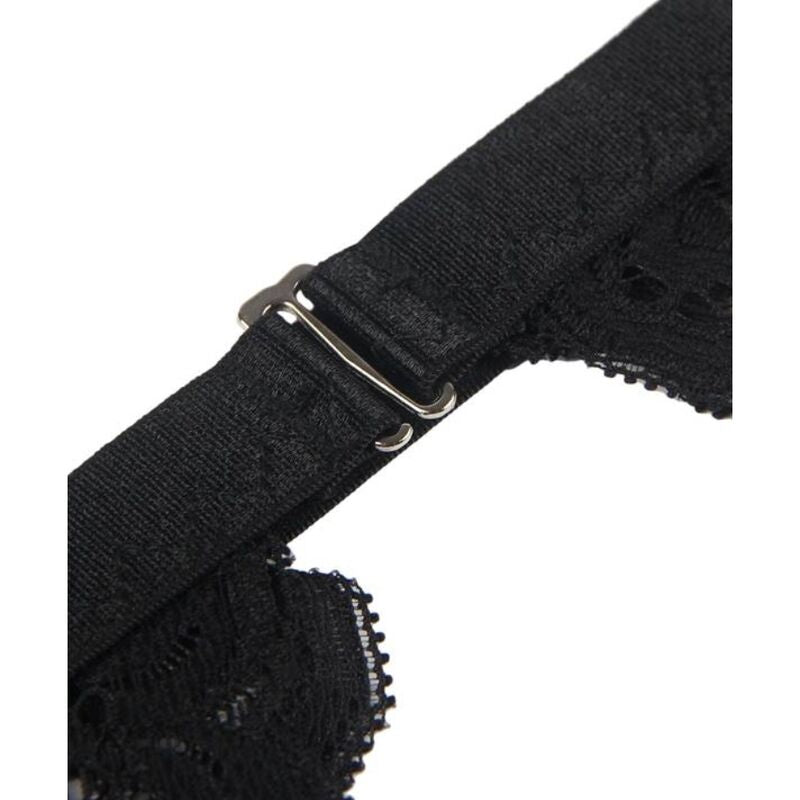 Elegante Conjunto de Lencería de Tres Piezas con Liguero
