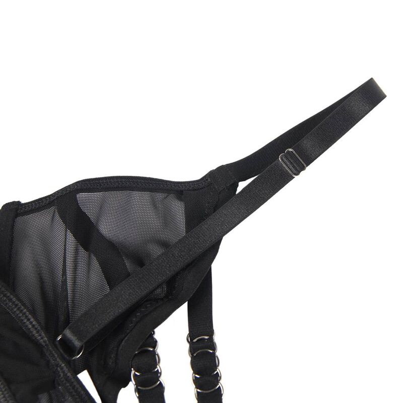 Elegante Conjunto de Lencería de Dos Piezas Sujetador y Braga L/XL