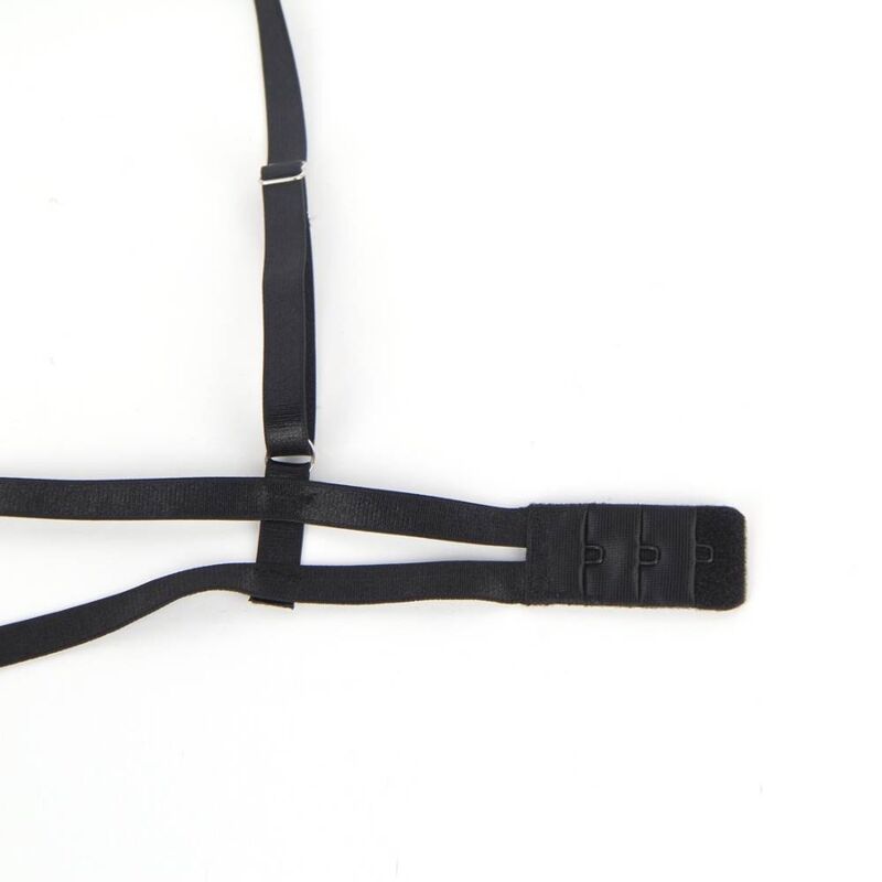 Body de Encaje con Tirantes Cruzados Talla S/M