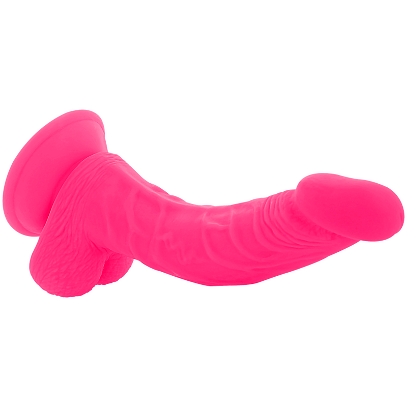Flexible Vibrating Pink Dildo 21.5cm
