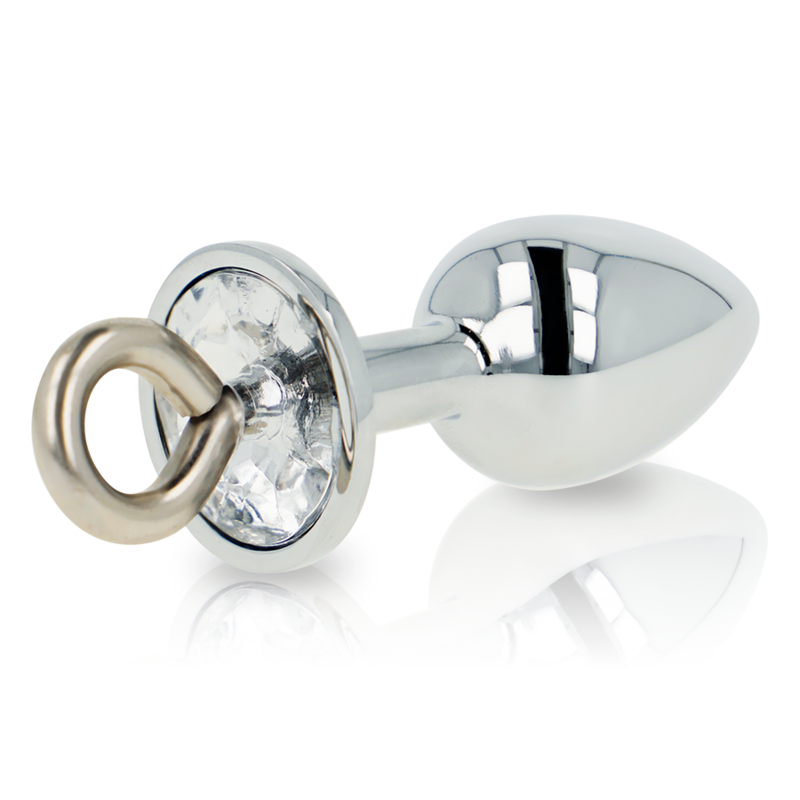 Metal Anal Butt Plug With Pull Ring