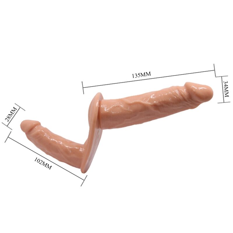 Sistema de Arnês com Duplo Dildo