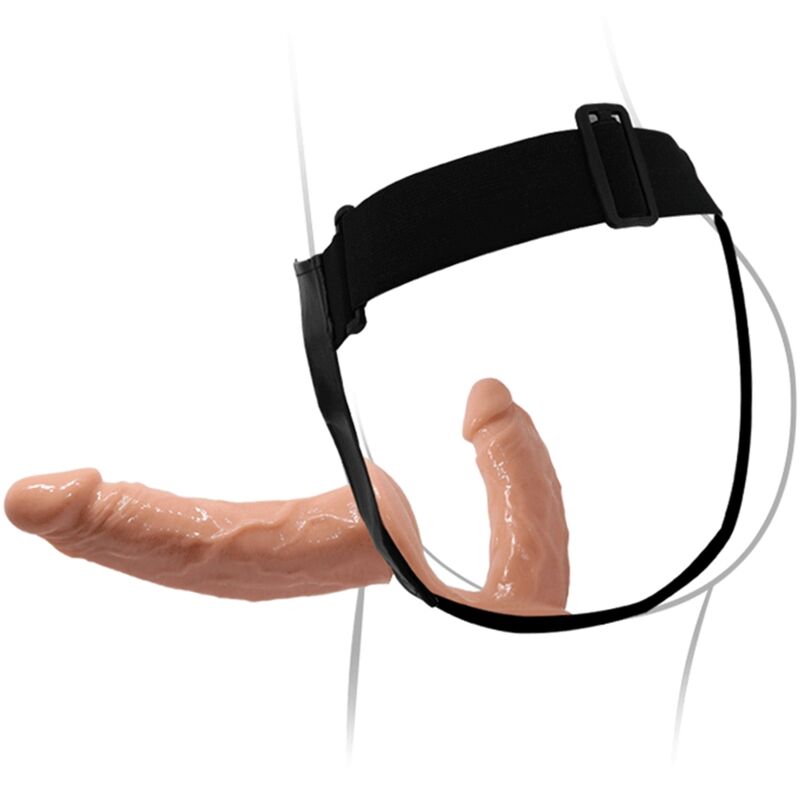 Sistema de Arnês com Duplo Dildo
