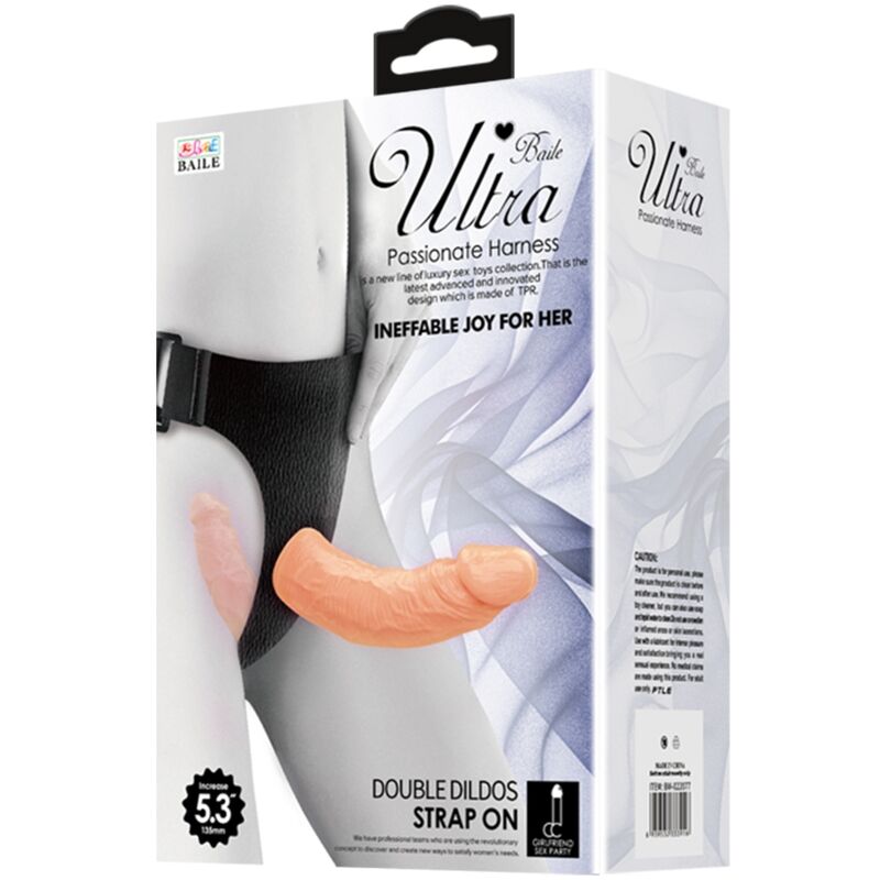 Sistema de Arnês com Duplo Dildo