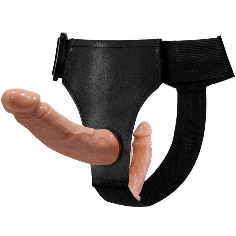 Sistema de Arnês com Duplo Dildo