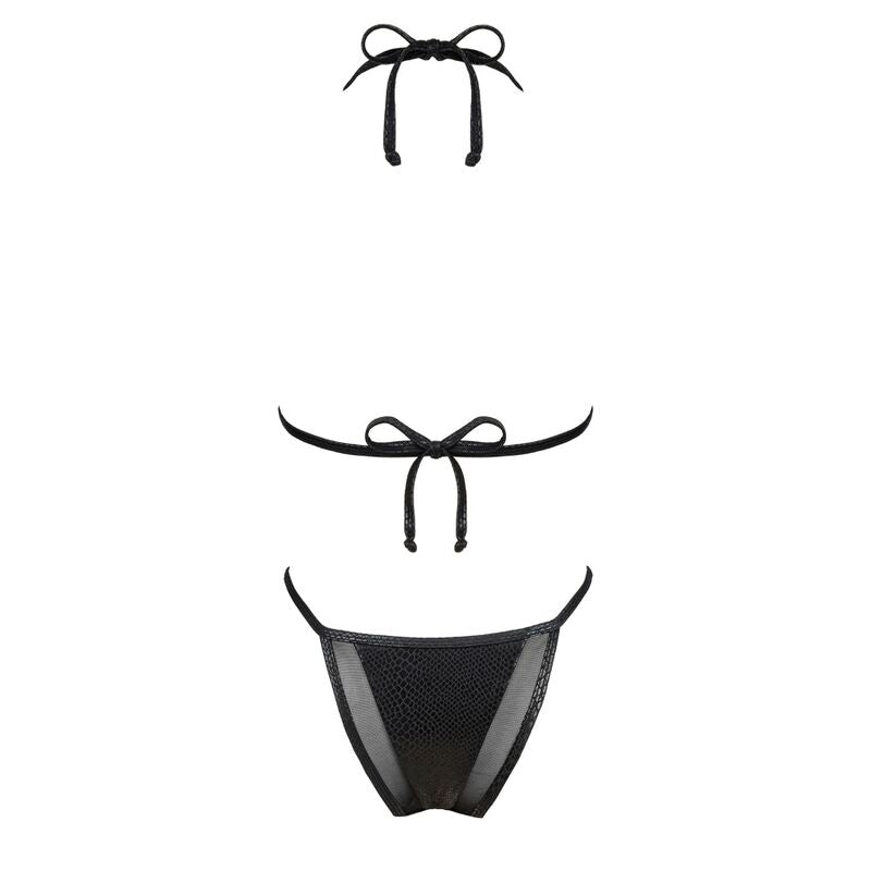 Bikini Negro Punta Negra - Talla L