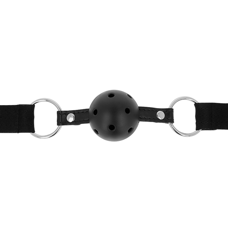 Breathable Black Fabric Ball Gag