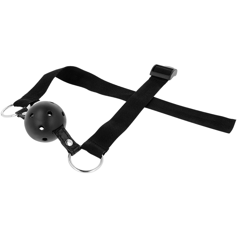 Breathable Black Fabric Ball Gag