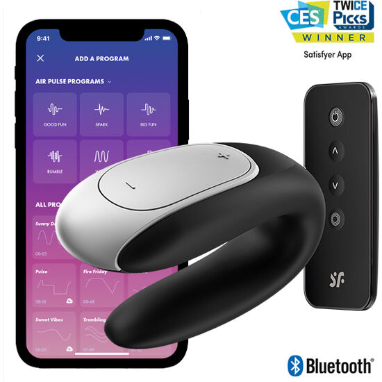 Double Fun Partner Vibrator - Black