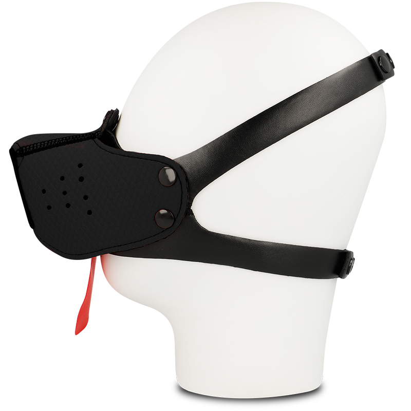 Black Bondage Muzzle for Restraint Play