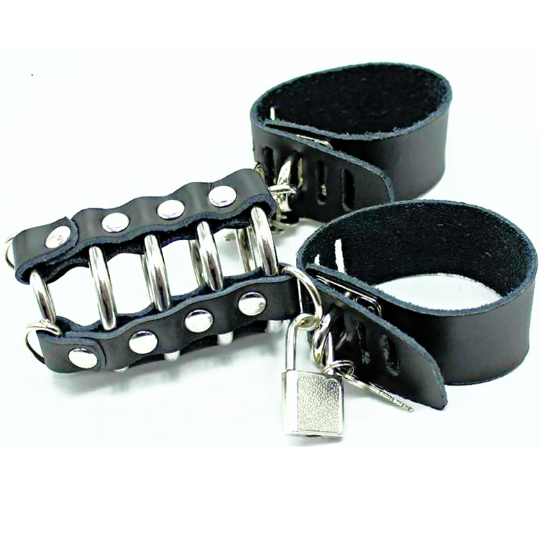 Metal & Leather Penis Cage
