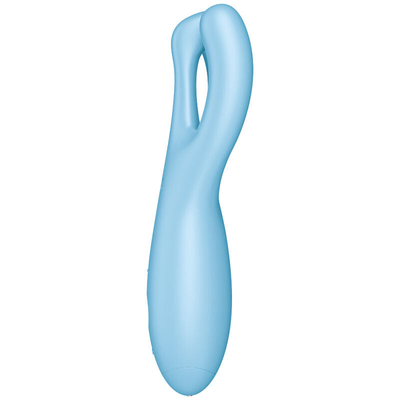 Threesome 4 App-Controlled Vibrator - Blue