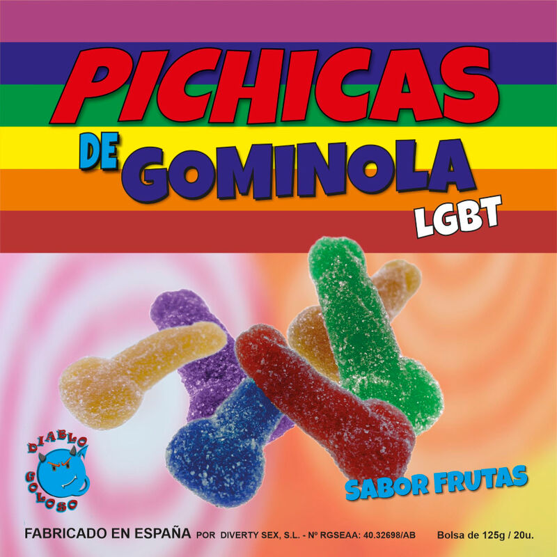 Rainbow Gummy Penis Candy - LGBT Pride