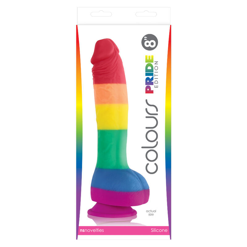 Rainbow Pride 19cm Dildo