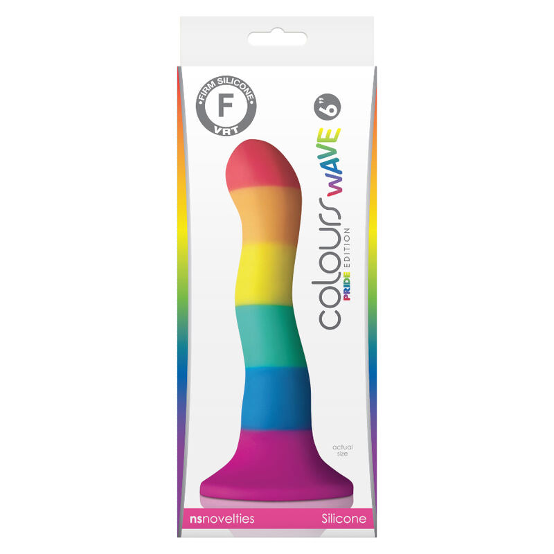 LGBT Pride 17cm Wave Dildo