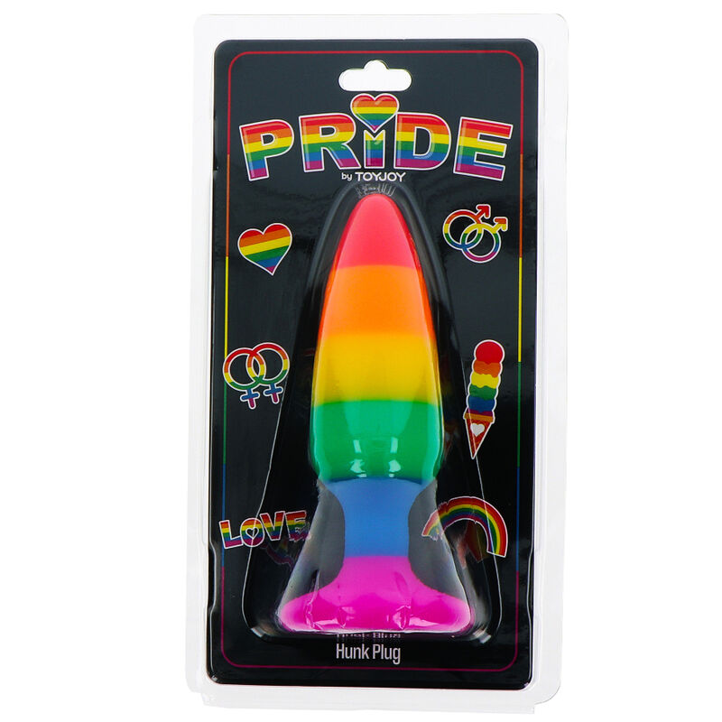 LGBT Pride Flag Anal Plug - 10.5 cm