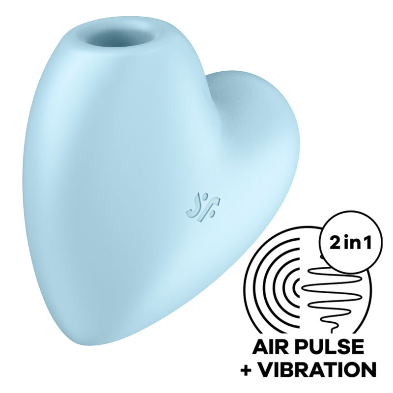 Cutie Heart Air Pulse Stimulator & Vibrator