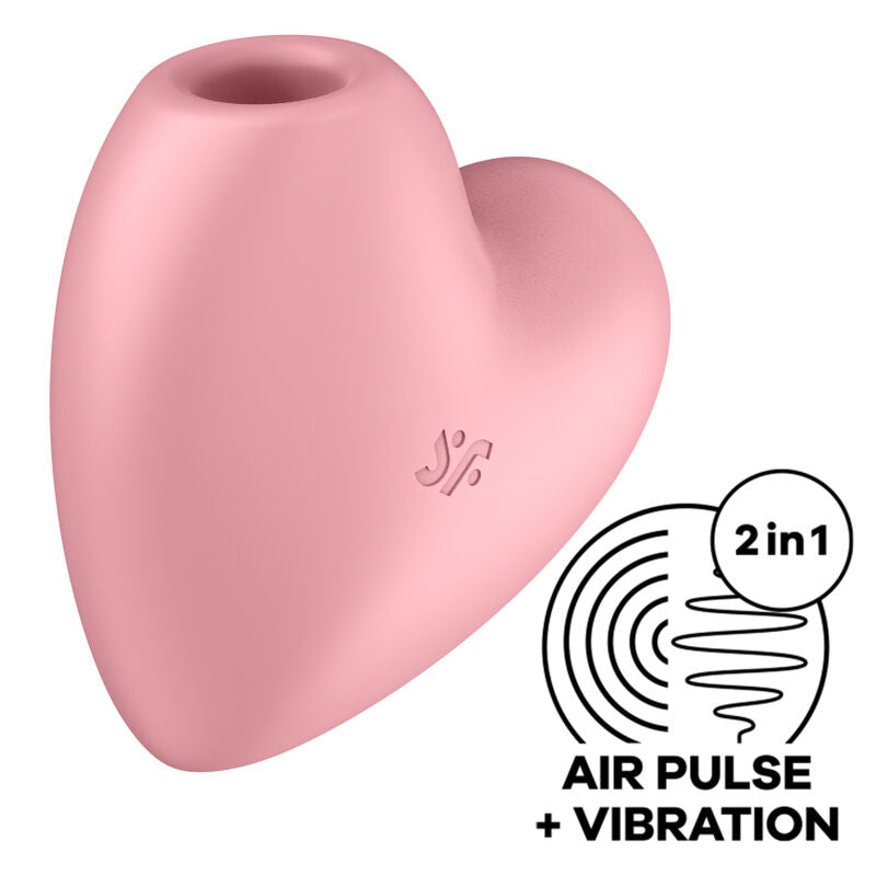 Cutie Heart Air Pulse Vibrator Pink