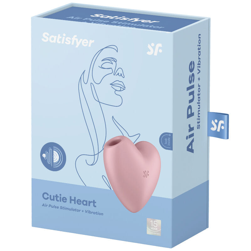 Cutie Heart Air Pulse Vibrator Pink