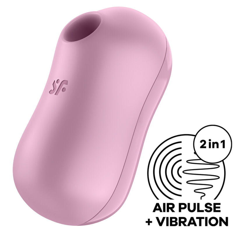 Vibrador de Pulso de Aire Lila Algodón de Azúcar
