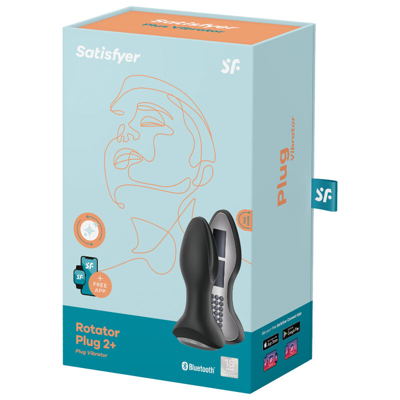 Plug Rotador 2+ Plug Vibrador Controlado por Aplicación