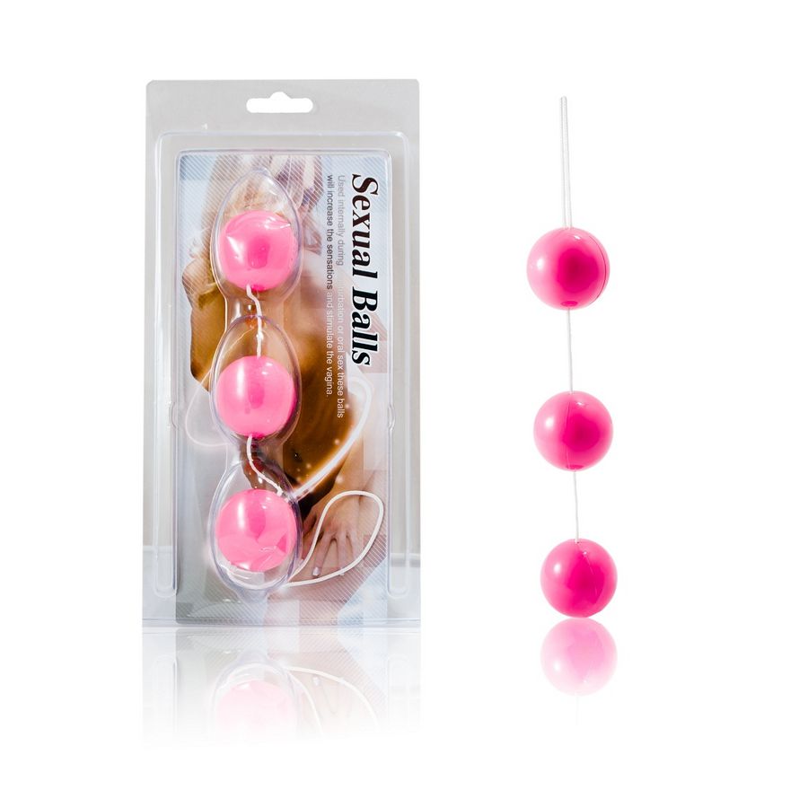 Pink Strip Anal Beads