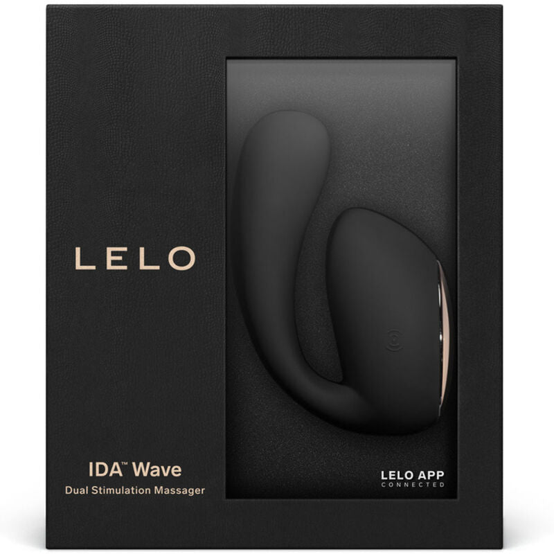 Ida Wave Negro Masajeador para Parejas