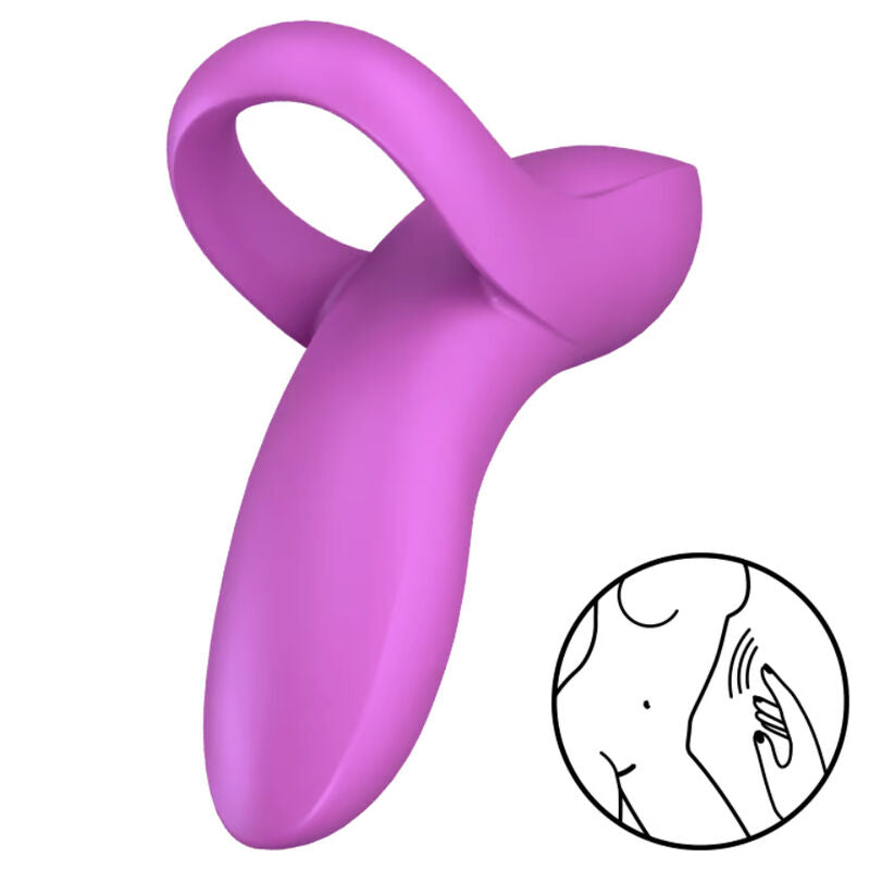 Vibrador de Dedo Rosa Bold Lover