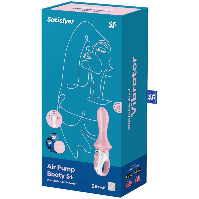 Air Pump Booty 5+ Inflatable Anal Vibrator