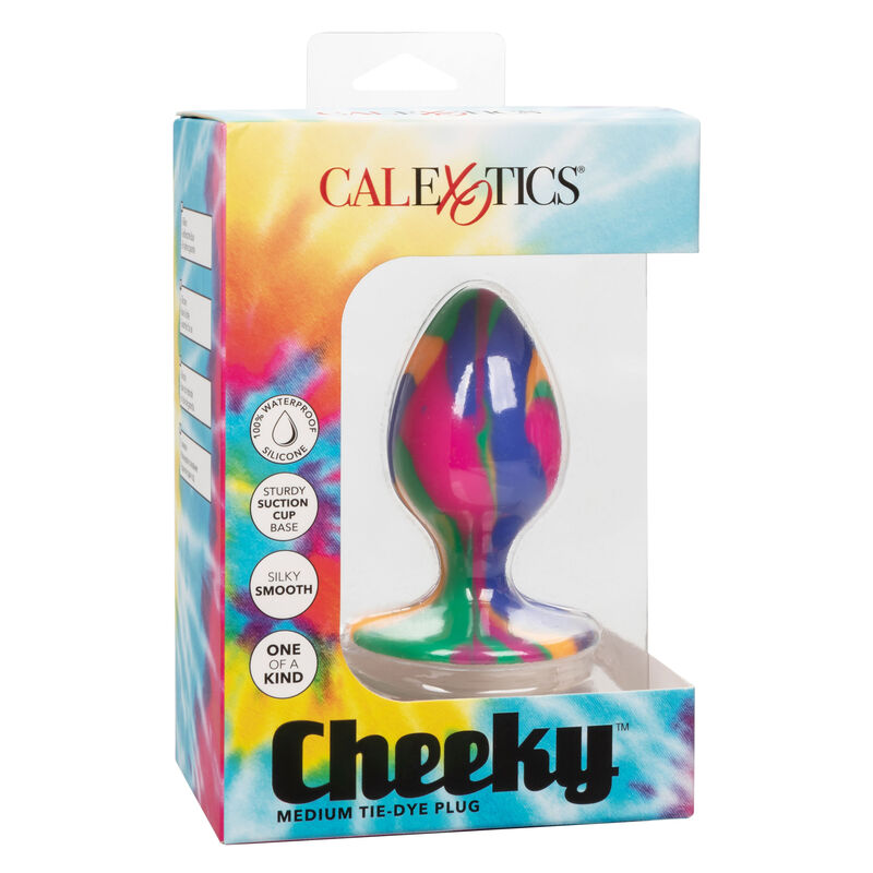 Cheeky Medium Tie-Dye Anal Plug