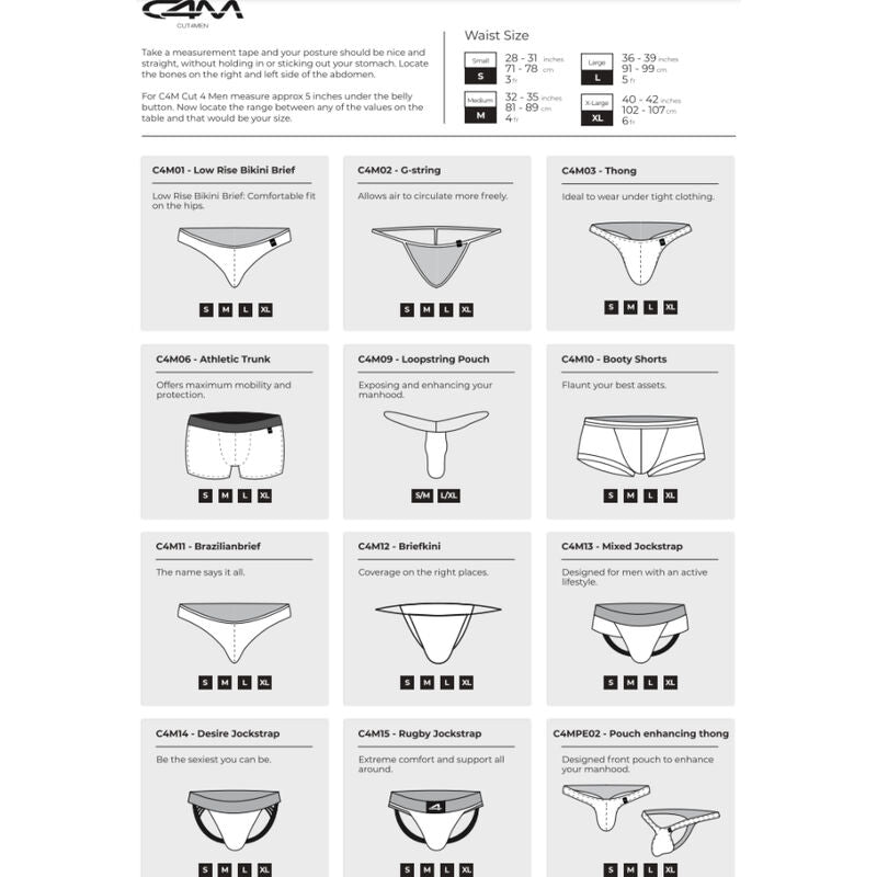 Calzoncillos Briefs Azteca de Tiro Bajo Medio