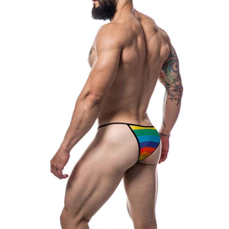 Rainbow Briefkini Lingerie - Size L