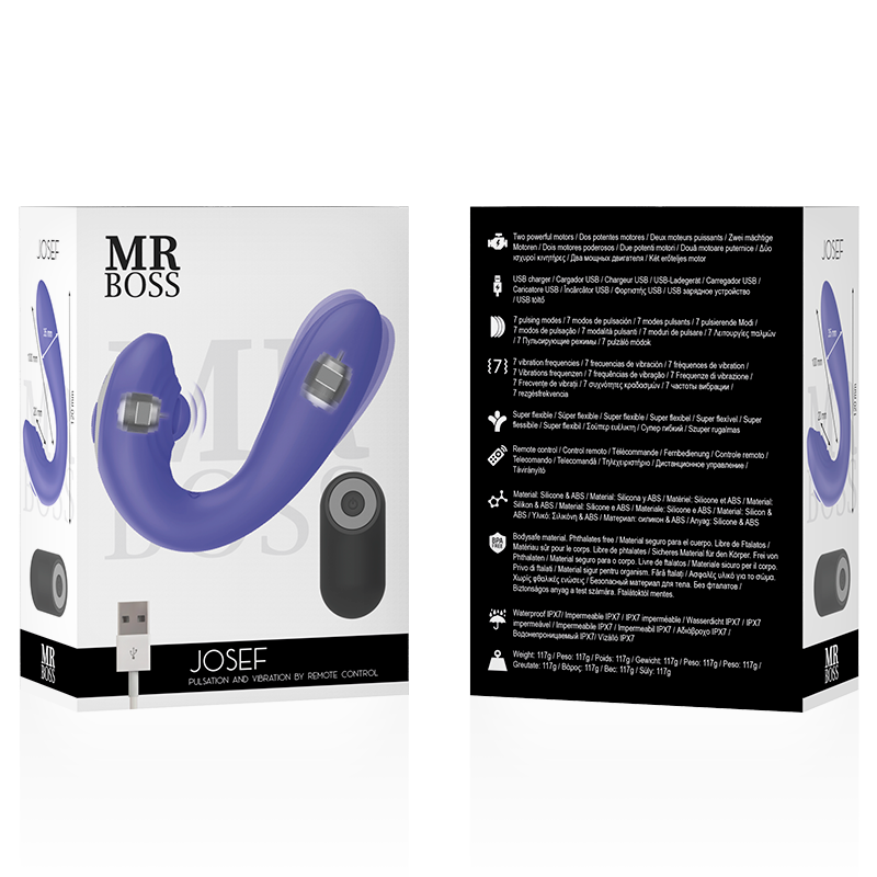 Josef Remote Control Couples Vibrator