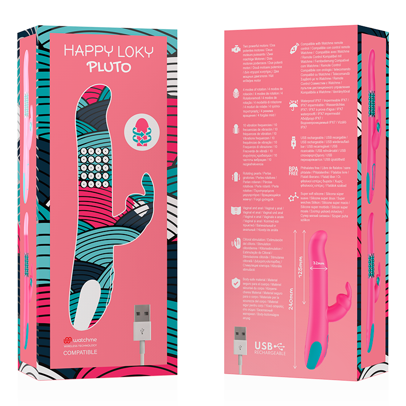 Pluto Rabbit Vibrator with Rotator