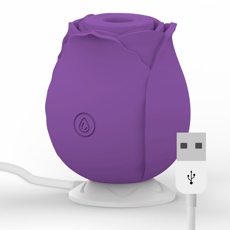Rose Air Wave Clitoral Stimulator - Purple