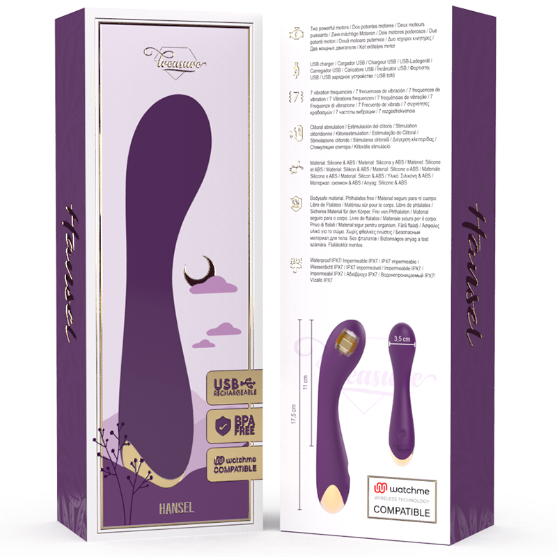 Vibrador para Punto G Hansel con Tecnología Inalámbrica
